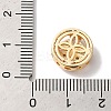 Brass Micro Pave Clear Cubic Zirconia Beads KK-G503-09G-3