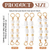 6Pcs 3 Styles Natural Cultured Freshwater Pearl Beaded Connector Charms PALLOY-TA00269-3