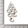 Two Tone 304 Stainless Steel Big Pendants LS-STAS-B120-01GP-03-3