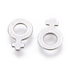 201 Stainless Steel Charms STAS-F175-03P-1-1