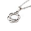 Non-Tarnish Stainless Steel Pendants Necklaces NJEW-K267-01G-P-1