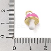 Real 18K Gold Plated Rack Plating Brass Enamel Charms KK-M293-24G-01-3