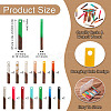 26Pcs 13 Styles Transparent & Opaque Resin & Walnut Wood Pendants RESI-TA0002-57-3