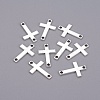 Tibetan Style Alloy Cross Links connectors X-TIBE-2907-AS-LF-1