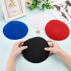 4Pcs 4 Colors EVA Cloth Round Fascinator Hat Base for Millinery AJEW-BC0007-39-3