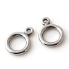 Tarnish Resistant 304 Stainless Steel Toggle Clasps STAS-Q195-85-2