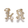 Brass Charms KK-L179-08H-G-2