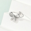 304 Stainless Steel Cuff Rings RJEW-D306-13P-5
