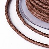 Braided Cowhide Cord WL-I004-3mm-D-21-3