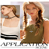 Halloween Theme 50Pcs 2 Colors Alloy Tibetan Style Pendants FIND-LP0001-89-4