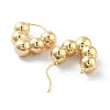 Brass Hoop Earrings EJEW-H301-08G-2