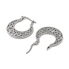 Non-Tarnish 304 Stainless Steel Hoop Earrings EJEW-P271-01P-2