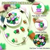 21Pcs 21 Colors Silicone Focal Beads SIL-CJ0002-03-3