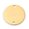 304 Stainless Steel Connector Charms STAS-P398-01G-1