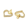 Brass Micro Pave Cubic Zirconia Pendants KK-E068-VB131-2
