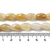 Natural Topaz Jade Beads Strands G-P520-C13-01-5