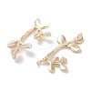 Brass Connector Charms KK-C077-06G-2