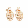 Brass Crystal Rhinestone Pendants LS-X-KK-S364-215-1
