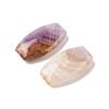 Natural Amethyst Lace Agate Pendants G-A244-03-2