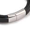 Microfiber Leather Multi-strand Bracelets BJEW-B096-28P-3