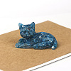 Natural Blue Opal Cat Display Decorations WG85528-13-1