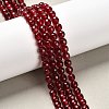 Natural Malaysia Jade Bead Strands G-A147-6mm-A09-1
