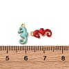 304 Stainless Steel Enamel Charms STAS-Q363-14G-G-3