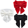 3Pcs 3 Colors Cloth Bowknot Elastic Chain Belts AJEW-CP0008-09-1