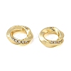 Brass Micro Pave Clear Cubic Zirconia European Beads CU-CBAC675-10G-1