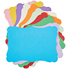 50Pcs 10 Colors DIY Paper Blank Greeting Cards AJEW-CP0010-26B-1