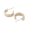 Half Ring Alloy Studs Earrings for Women EJEW-H309-04KCG-2