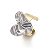 304 Stainless Steel Open Cuff Rings RJEW-K258-08GP-07-2