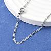 Tarnish Resistant 304 Stainless Steel Cable Chain Necklaces X-STAS-O037-120P-1