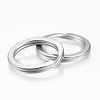 Tarnish Resistant 304 Stainless Steel Split Key Rings STAS-P177-1.8x20mm-P-2