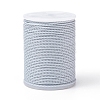 Round Waxed Polyester Cord X-YC-G006-01-1.0mm-33-1
