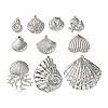 10Pcs 304 Stainless Steel Pendants STAS-P426-03P-1