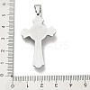 304 Stainless Steel Pendants STAS-Q343-18P-3