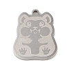 Non-Tarnish 201 Stainless Steel Pendants STAS-C095-29P-1