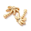 Brass Rhinestone Pendants KK-E793-22G-2