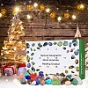 24 Grids Raw Rough Natural Healing Crystal Gemstone Blind Boxes for Christmas AJEW-WH0460-007-2