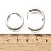 304 Stainless Steel Hoop Earrings for Women EJEW-C096-44P-3