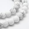 Natural Howlite Beads Strands G-F518-22-8mm-3