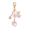 Glass Seed Beaded Pendant Decorations HJEW-MZ00405-01-2