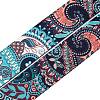 Ethnic Style Double-Sided Polyester Ribbon OCOR-WH0077-42D-1