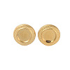 Ion Plating(IP) 304 Stainless Steel Earrings for Women STAS-S125-05G-1