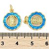 Rack Plating Brass Pendants KK-U032-20G-01-3