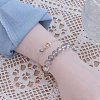 20Pcs Brass Pave Clear Cubic Zirconia Links KK-GO0001-95-6