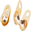 160Pcs Brass Bead Tips KK-BC0002-45-1
