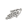 201 Stainless Steel Religion Laser Cut Connector Charms STAS-F316-37P-2