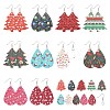 DIY Christmas Themed Earring Making Kits DIY-SC0014-35P-1